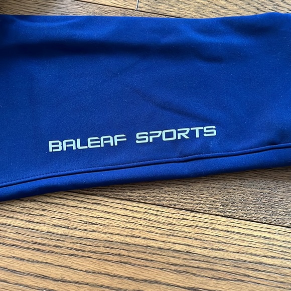 NWT Baleaf Fleece Running Track Pants XS Navy - Picture 5 of 10